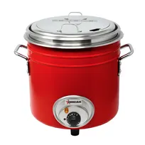 product of Omcan USA 44426 (Fw-Tw-5000-R) Retro Stock Pot Kettle, Electric, 11 Qt. Capacity