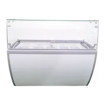 product of Omcan USA 44589 (FR-CN-0460-S) 60" Ice Cream Dipping Cabinet w/ Sneeze Guard