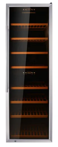 product of Omcan USA 45258 23" Glass Door Wine Refrigerator, Dual Temperature, 181 Bottles