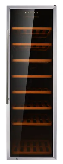 product of Omcan USA 45259 23" Glass Door Wine Refrigerator, Single Temperature, 192 Bottles
