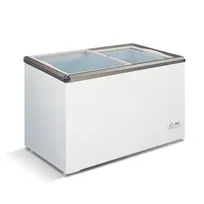 product of Omcan USA 45293 46" Flat Lid Ice Cream Display Freezer, 11 cu. ft.
