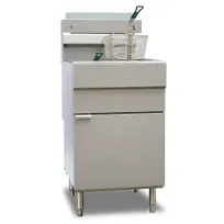product of Omcan USA 46020 Full Pot Floor Model LP Gas Deep Fryer, 70 lbs Oil Capacity, 150.000 BTU