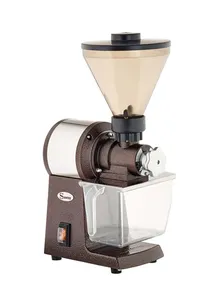 product of Omcan USA 46080 Electric Pepper Grinder 2.2 lb Hopper Adjustable Drawer Stainless Body Brown