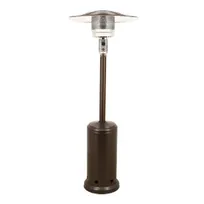 product of Omcan USA 46799 Patio Heater, 87H, Propane/Butane, 45,000 BTU, Stainless Steel, Brown