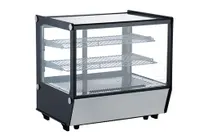 product of Omcan USA 47107 27" Full Service Countertop Refrigerated Display Case with Sliding Glass Door, 2 Shelves - 4.2 cu. ft. / 160 w