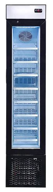 product of Omcan USA 47242 16" 1 Glass Door Freezer Merchandiser w/ Top Lightbox, 3.7 cu. ft.