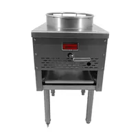 product of Omcan USA 47351 Natural Gas Wok Range w/ (1) Burner (Bowl), 13" Wok Ring, Knee "L" Lever, Jet Burner, 95.000 BTU