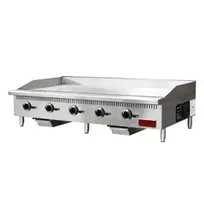 product of Omcan USA 47366 60" Countertop Manual Gas Griddle, 3/4" Steel Plate, 150.000 BTU