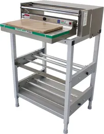 product of Omcan USA 47480 2‑Roll Floor Wrapping Machine with Hot Plate, 0.13W, 115V 60Hz, 1-Phase, Film & Shrink Wrapping