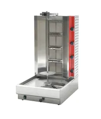 product of Omcan USA 47497 37" Gas Gyro Machine, 100 lbs, (4) Burners