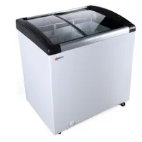 product of Omcan USA 47752 44" Curved Lid Ice Cream Display Freezer, 6.7 cu. ft.
