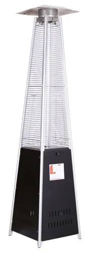 product of Omcan USA 47879 (PH-CN-2270-S) 89"H Propane Patio Heater, Pyramid-Style, 42,000 BTU, Stainless Steel