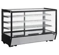 product of Omcan USA 47964 - 48" Display Case, 7.94 cu.ft, 2 Doors, 3 Shelves, Temp Ctrl, R290, 640W 110V