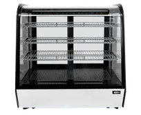 product of Omcan USA 47967 - 48" Display Case, 7.94 cu.ft, 640W, 110-120V, R290, Glass Doors, 3 Shelves, Temp