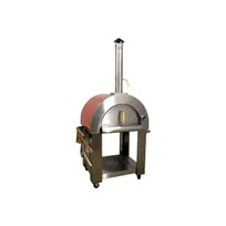 product of Omcan USA 48113 Wood / Coal / Gas Fired Brick Oven w/ Brick Deck, Removable Door