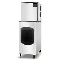 product of Omcan USA 48349 22" Cube Ice Maker, 350 Lb/Day, 170 Lb Bin, Display, 110-120V, ENERGY STAR