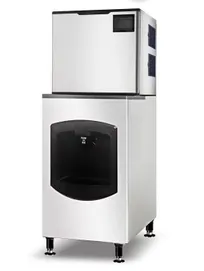 product of Omcan USA 48350 Cube-Style Ice Maker/Dispenser, 29-9/10" W x 75-4/5" H, 500 lb/Day, 220 lb Bin