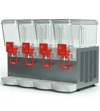 product of Omcan USA 49090 Beverage Dispenser with 4 Bowls / Paddle Type - 5.3 Gal (each) - 410W