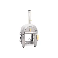 product of Omcan USA 49113 38" Single Deck Gas Countertop Pizza Oven w/ Accessories, Wood & Propane