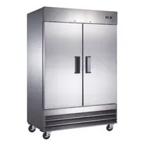 product of Omcan USA 50026 54" 2-Section Reach-In Refrigerator w/ 2 Solid Doors, Bottom Mount, 47 cu. ft.