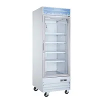 product of Omcan USA 50030 31" 1 Glass Door Freezer Merchandiser in White, 23 cu. ft.