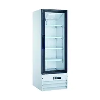 product of Omcan USA 50033 22" 1-Section Merhandiser Refrigerator w/ Glass Door, in White, 9.1 cu. ft.