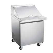 product of Omcan USA 50049 27" One Section Mega Top Sandwich / Salad Prep Table w/ 1 Door, 9 Pans