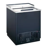 product of Omcan USA 50073 26" Black Glass & Plate Chiller, 5.29 cu. ft.