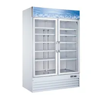 product of Omcan USA 50075 53" 2 Glass Door Freezer Merchandiser in White, 45 cu. ft.
