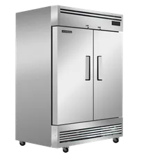 product of Omcan USA 58002 54" 2-Solid Door Reach-In Refrigerator, 39.4 cu. ft., Bottom Mounted