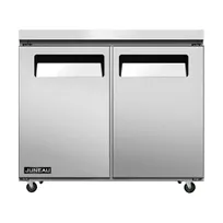 product of Omcan USA 58012 36" 2-Door Undercounter Refrigerator, Stainless Steel, 4.9 cu. ft., R290 Refrigerant