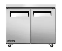 product of Omcan USA 58013 36" 2-Door Undercounter Freezer, Stainless Steel, 4.9 cu. ft.