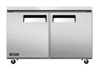 product of Omcan USA 58015 48" 2-Door Undercounter Freezer, Stainless Steel, 6.7 cu. ft.