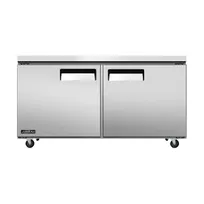product of Omcan USA 58016 60" 2-Door Undercounter Refrigerator, Stainless Steel, 8.9 cu. ft.