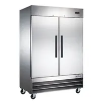 product of Omcan USA 59026 54" 2-Section Reach-In Refrigerator w/ 2 Solid Doors, Bottom Mount, 47 cu. ft.