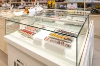 product of Oscartek GEM C1300 Gem Chocolate Display Case, 51" Length, Glass Drawers