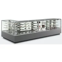 product of Oscartek ITALIA 2 CA90LT Italia 2 Chocolate Square 90° Showcase/Display