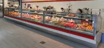 product of Oscartek LA CROSSE RMA90 64" Single Duty Flat Refrigerated Meat Display Case