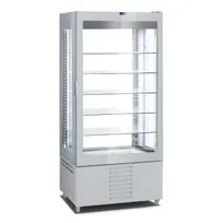 product of Oscartek VISION II VII8314D H76 34" All Glass Sides 2 Door Dual Temp Display/Showcase, 76" Height