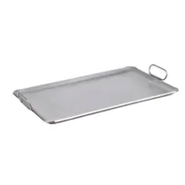 product of Serv-Ware PG1423 NFS Heavy Duty Steel Portable Grill - 14" x 23" x 3/4" Lip, Rectangular
