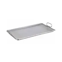product of Serv-Ware PG1423S NSF Heavy Duty Steel Portable Grill, 14" X 23" X 3/4" Lip, Rectangular