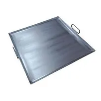 product of Serv-Ware PG2323 NSF Heavy Duty Steel Portable Grill - 23" x 23" x 3/4" Lip, Square