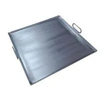 product of Serv-Ware PG2323S NS Heavy Duty Stainless Steel Portable Grill - 23" x 23" x 3/4" Lip, Square