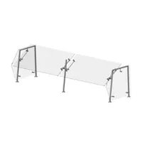 product of Premier Metal & Glass FM1S-A Choice Adjustable Full-Service Sneeze Guard