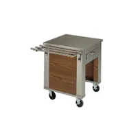 product of Piper Products 2-CD Elite Cashier's Serving Counter, 30"L x 36"H, Stainless Steel Top, Locking Drawer, Mobile Modular Design