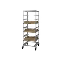 product of Piper Products 208 8 Pan Aluminum Econoline Glass Rack with 8" Bottom Load Slides