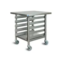 product of Piper Products 331-3424 Slicer Stand, Mobile, Open Base with Pan Rack