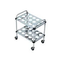 product of Piper Products 718 Stainless Steel Silverware Cart w/ (1) Shelf for Pans, (1) Solid Undershelf