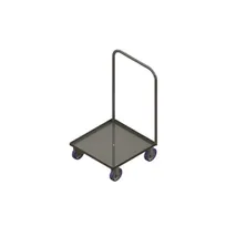 product of Piper Products 750-1 Stainless Steel Dish Rack Dolly with Push Handle for 20x20 Racks, Silver, 4 Swivel Casters