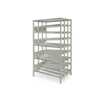 product of Piper Products CSR-FF-156 Aluminum Can Storage Rack with 156 #10 Cans Capacity